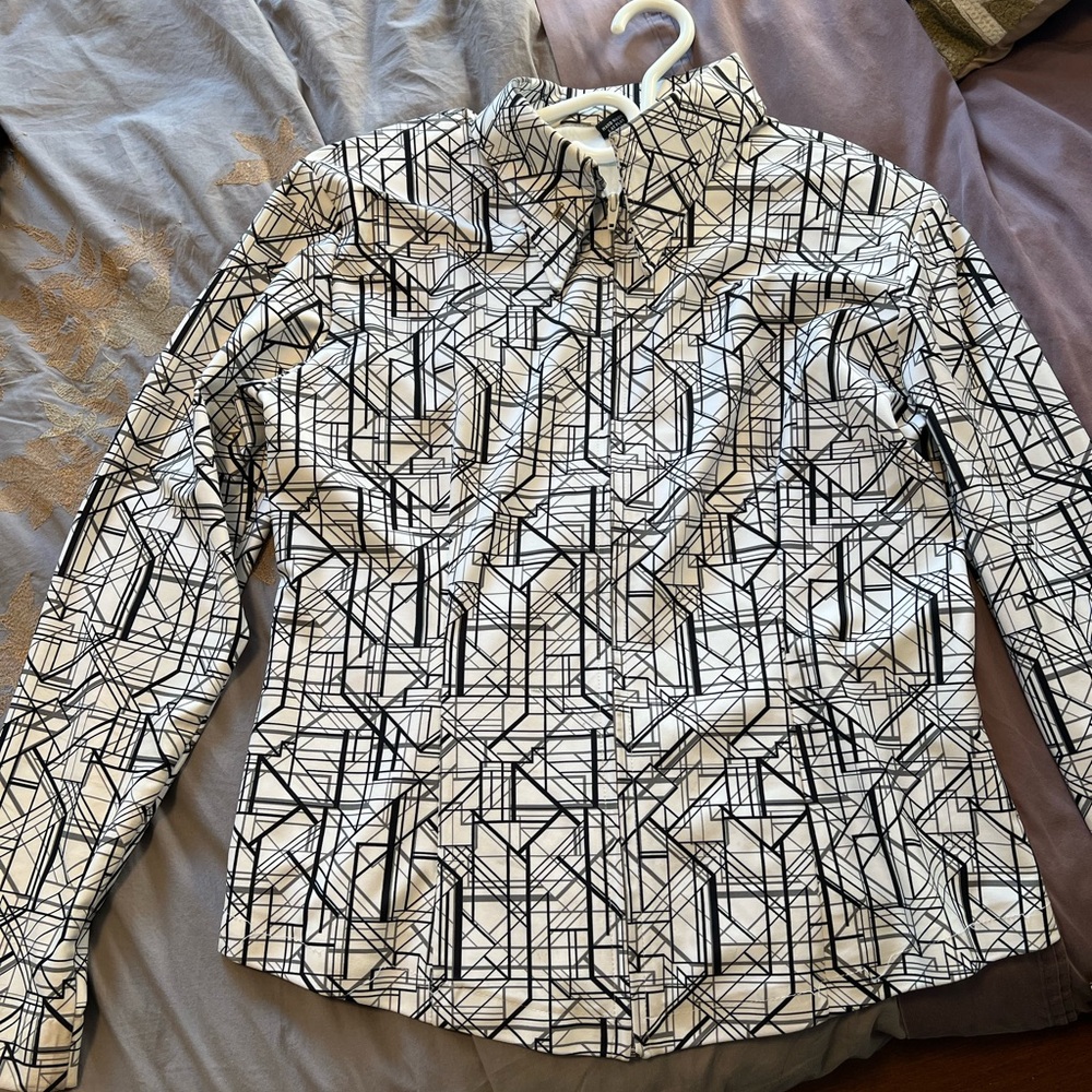 Lisa Nelle Show Shirt Zip up XL